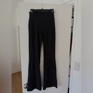 lululemon athletica Black Flared Boot-Cut Yoga Pants